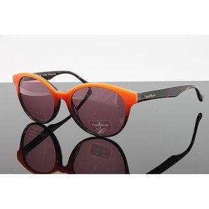 Cole Haan Sunglasses Women's Round CH624 ORA Orange Fade Tortoise 49mm NEW!